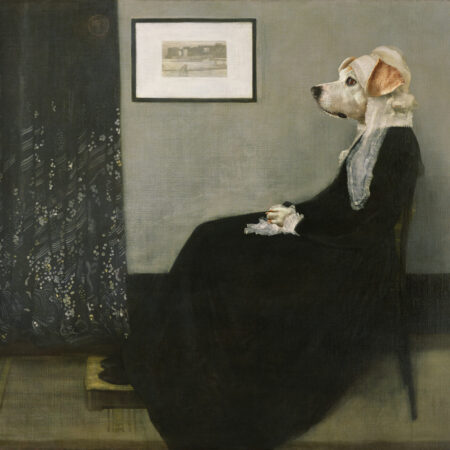 Whistler's Mother - Fancy Pet Portraits